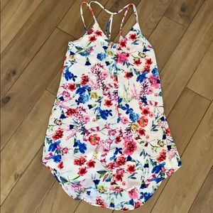 ASTR pink floral above the knee dress